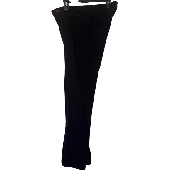 Chaps Denim Dark Purple Velvet Mid-Rise Pants Cotton Blend Women's Size 10 - Picture 3 of 14